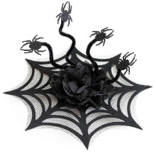 Feathered Headband Bat Hairpin Halloween Headpiece Bat Necklace Halloween Head Chain for Women Girl Style 9 New Arrival