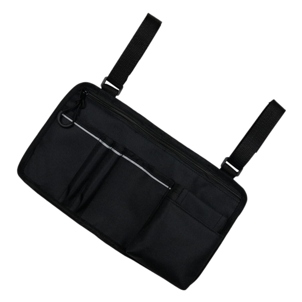Wheelchair Side Bag, Durable Oxford Storage Pouch for Easy Access, Fits Mobility Scooters
