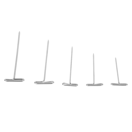 Long Steel T Pins 450pcs Assorted for Sewing Wig Making & Craft Use Rust Proof 1
