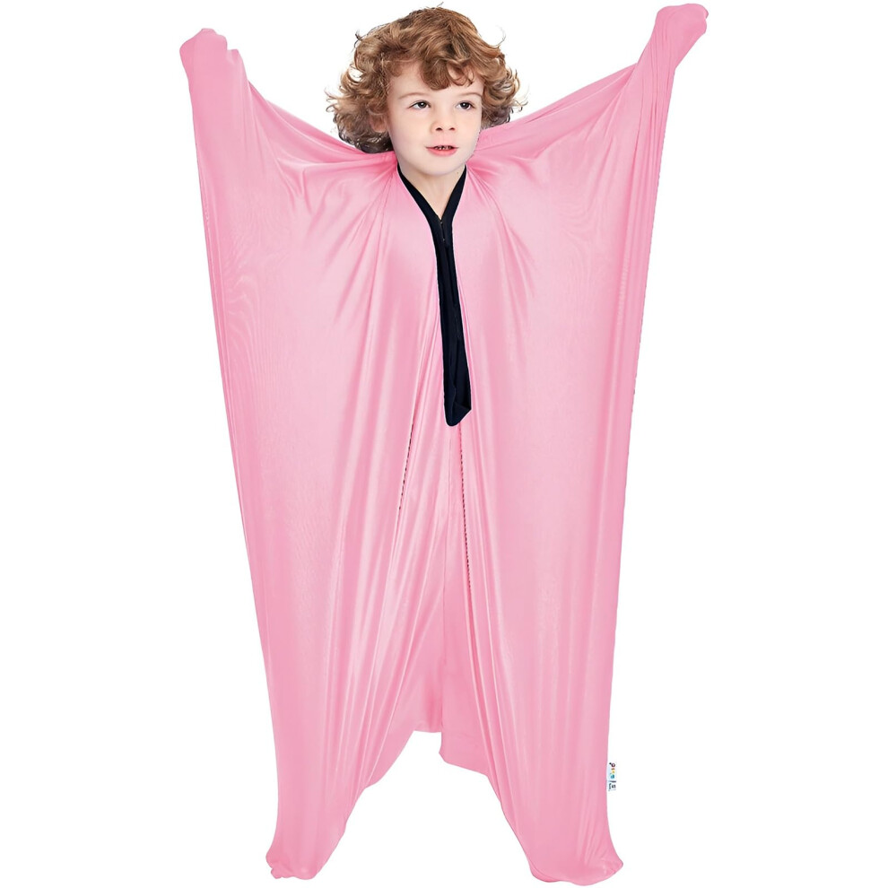 Sensory Body Sock for Kids and Adults Pink S Small â Comforting Compression Fullbody Stretch Design for Autism Therapy