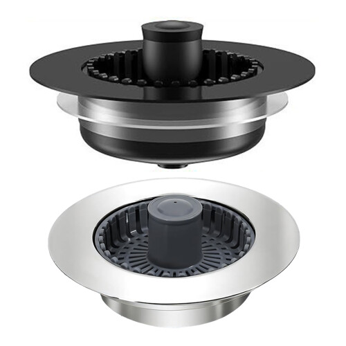 Anti Clogging Drain Filter Sink Plug Wash Basins Sink-black 2 1