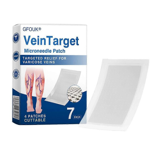 Patchs à micro-aiguilles VeinTarget pour les jambes