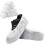 100 Pairs Disposable Shoe Covers, Non-Slip White Boot Covers 1