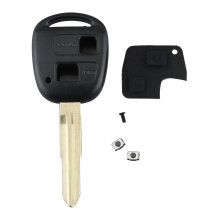 Toyota Yaris 2-Button Remote Key Shell Repair Kit with Rubber Pad