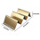 2-Pack Gold Stainless Steel Taco Holders 3
