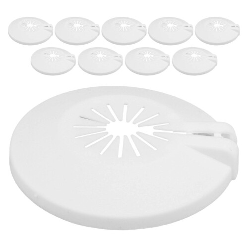 Fire Sprinkler Cover Plates, 10Pcs Plastic Protector Set