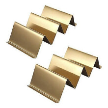 2er-Pack goldene Taco-Halter aus Edelstahl