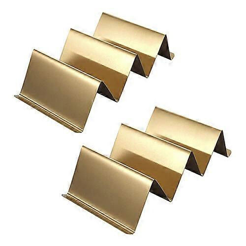2-Pack Gold Stainless Steel Taco Holders