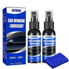 2x Car Window Lubricant for Smooth Glass Lift 2024