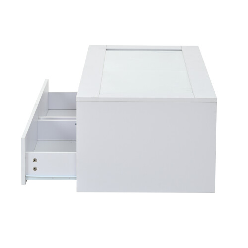 Coffee Table with 2 drawers, Open Storage 1