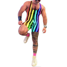 (4XL,Seven Colors)men's gymnastics performance leotard Ergonomic Fit, Unrestricted Movement Daily Fitness RoutinesZZ58