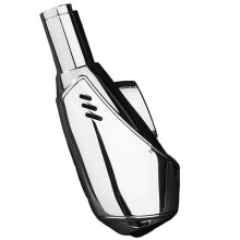 Windproof Butane Torch Lighter with Adjustable Jet Flame for Camping, BBQ, Candles and Kitchen (Silver)