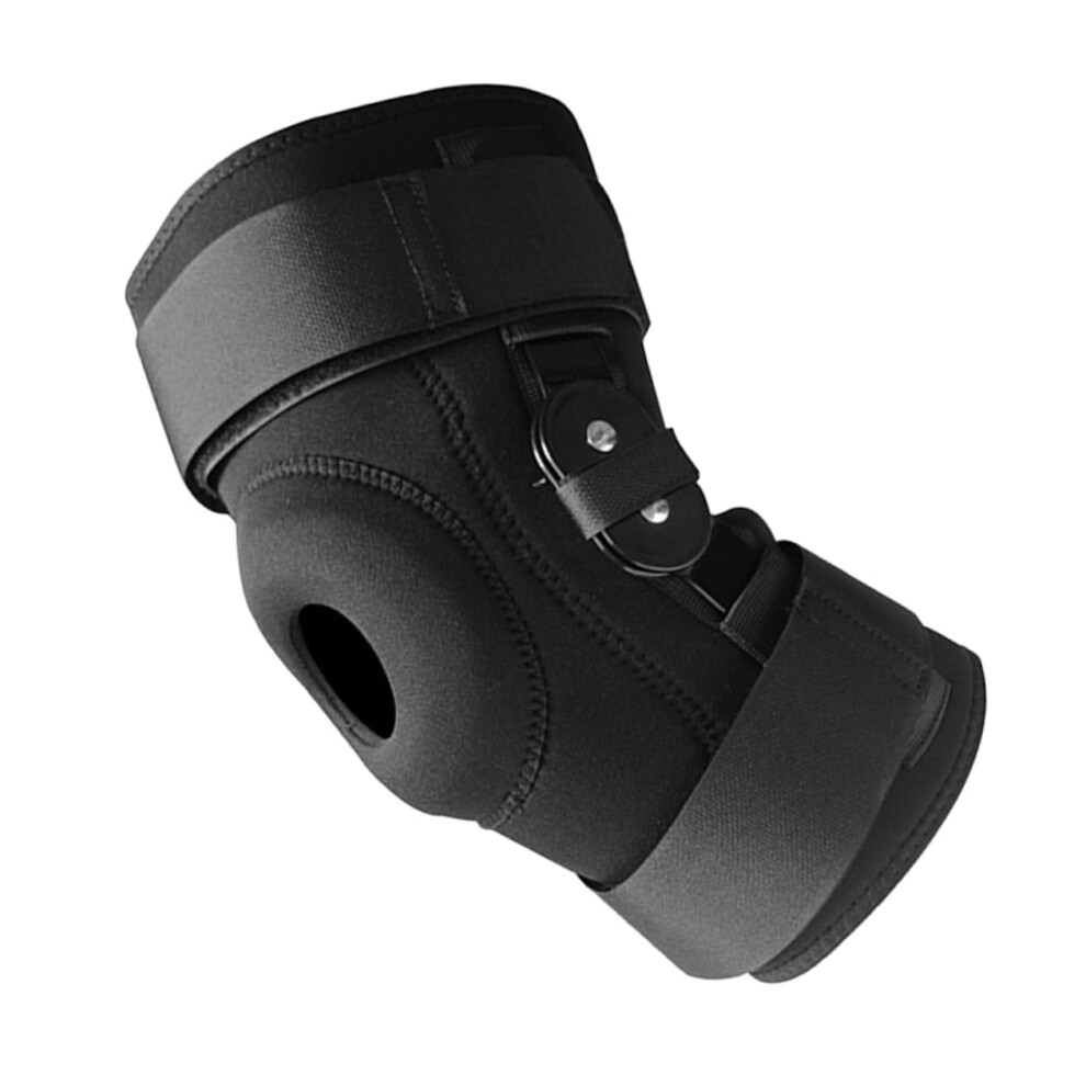 Adjustable Neoprene Knee Brace with Aluminum Stabilizers, Breathable Support for Running and Sports