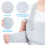 Adjustable Rib Brace Chest Binder with Shoulder Straps, Breathable Compression Support for Bruised Ribs 5
