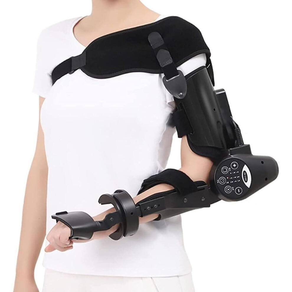 Elbow Flexion and Extension Trainer for Stroke Recovery, Adjustable Speed Rehabilitation Device with 360 Rotating Support