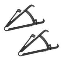 2 in 1 Skinfold Body Fat Caliper with Measuring Tape, Durable Handheld Body Measurement Tool for Men and Women