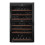 Free-standing wine fridge - WineExpert 66 Fullglass Black 2