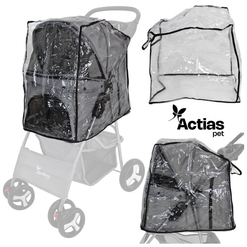 Actiaspet Rain Cover for Pet Stroller Pushchair