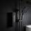 Useful Wall Mounted Shampoo Dispenser 400ml For Bathroom-Black 2