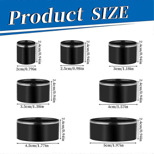 7-Size Leather Hole Punch Set, 20-50mm Round Cutter Tool Kit 1