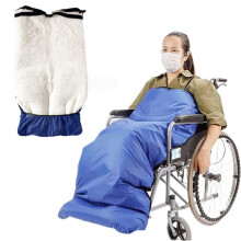 Wheelchair Blanket Winter Fleece Lined Leg Warmer with Windproof Thermal Protection and Water Resistant Outer Layer