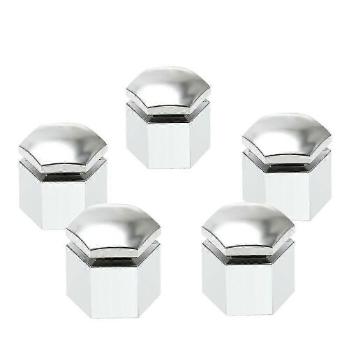 20 cache-écrous chromés argentés de 19 mm pour Vauxhall/Opel 1