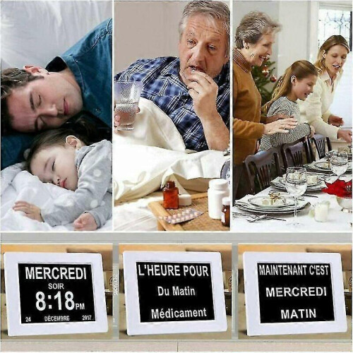 7" Digital Calendar Clock for Alzheimer's Patients 1