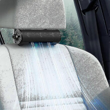 (Black) Usb Car Fans, Car Cooling Fan, Car Seat Cooling Fan, 3 Speeds Strong Usb Fan With Adjustable Strap For Suv Truck