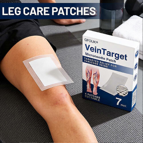 Patchs à micro-aiguilles VeinTarget pour les jambes 1