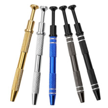 5pcs Aluminum Electronic Component Pickup Tool with Flexible Prongs and Ergonomic Grip