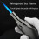 Windproof Butane Torch Lighter with Adjustable Jet Flame for Camping, BBQ, Candles and Kitchen (Silver) 2