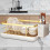 ABS Dish Drying Rack with Cutlery Holder & Tray, Space-Saving Kitchen Organizer 4