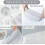 100 Pairs Disposable Shoe Covers, Non-Slip White Boot Covers 5