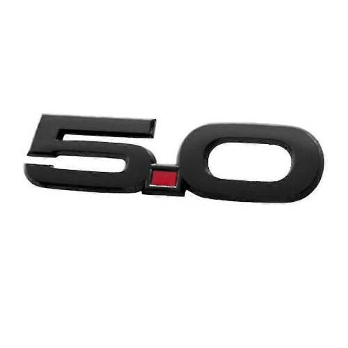 Emblèmes d'aile noirs de 5,5 pouces pour GT 5.0 2015-2020 2