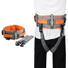 Transfer Belt with Leg Loops and 7 Handles, Quick Release Buckle Gait Belt for Elderly Patient Care