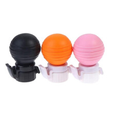 7 x 4cm Silicone Ball Carbonated Beverage Fresh-Keeping Cover Coke Bottle Inflatable Cap(Color Random Delivery)