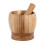 Kitchen Bamboo Garlic Pounder Food Stirrer Without Lid(Large) 1