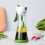 Salad Mixing Cup Vinegar Sauce Shaker Bottle with Scale for Kitchen 101-200ml 2