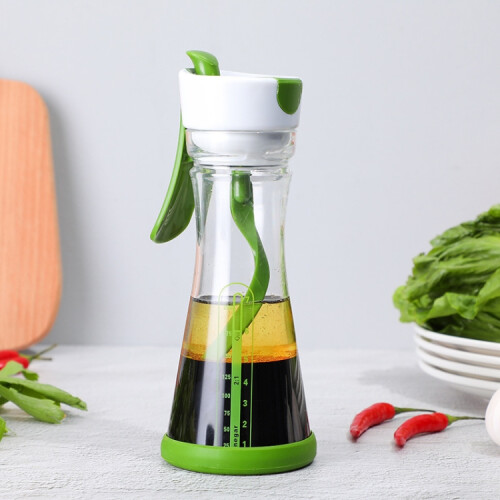 Salad Mixing Cup Vinegar Sauce Shaker Bottle with Scale for Kitchen 101-200ml 1