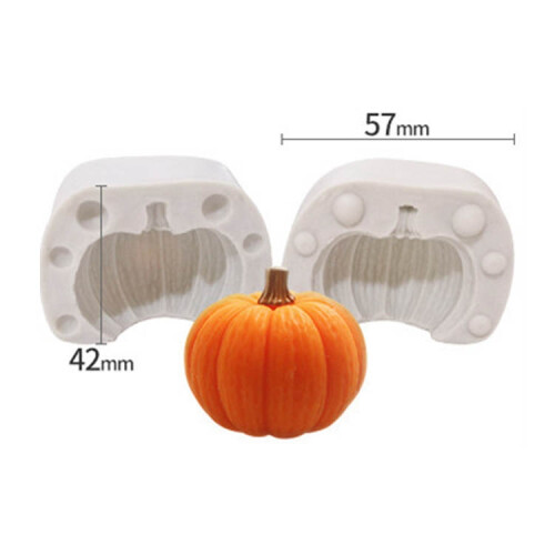 Halloween Three-Dimensional Pumpkin Cake DIY Scented Candle Silicone Mold, Specification: SW-36 1