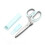 Five-Layer Vegetable Scissors Office Shredding Stainless Steel Scissors(Blue Gray) 1