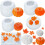 Halloween Three-Dimensional Pumpkin Cake DIY Scented Candle Silicone Mold, Specification: SW-36 4