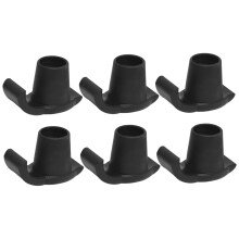 6pcs Walker Glide Tips AntiSlip Walker Ski Glides for Seniors Smooth Movement Durable Fit