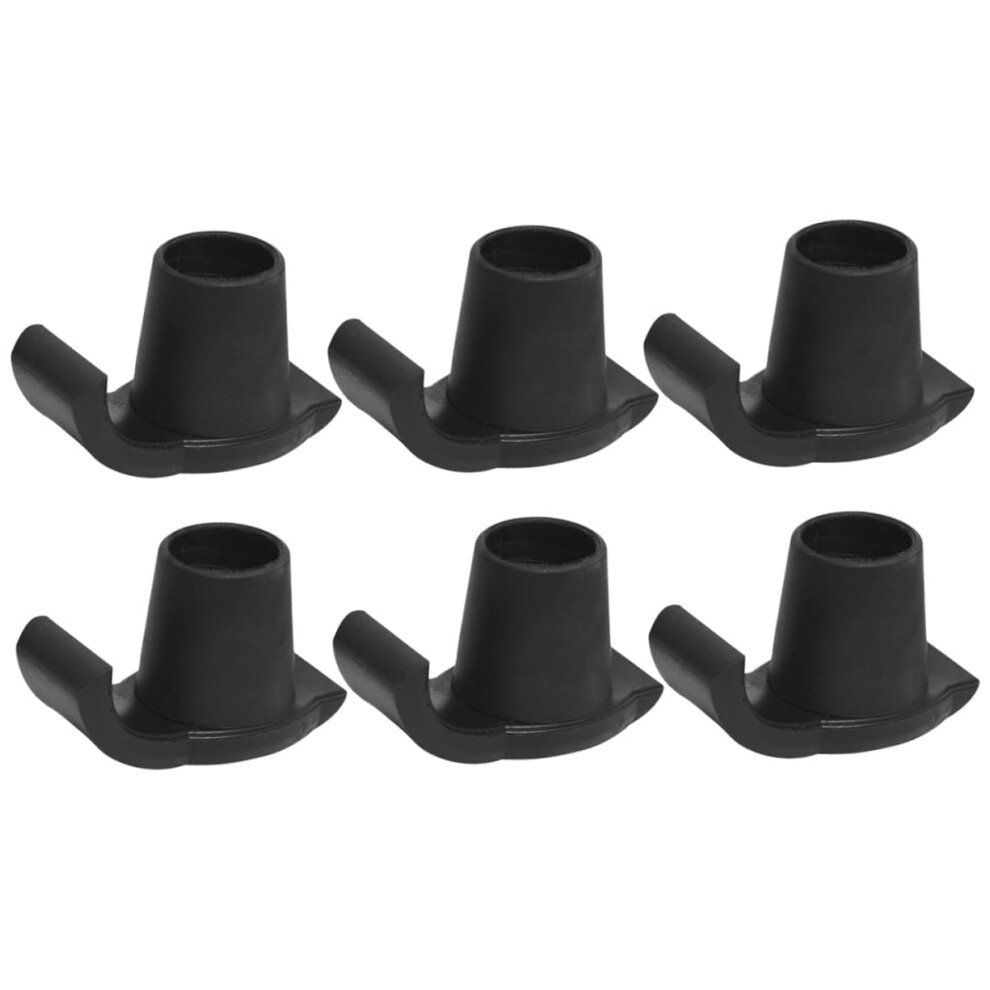 6pcs Walker Glide Tips AntiSlip Walker Ski Glides for Seniors Smooth Movement Durable Fit