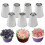 7PCS/Set Stainless Steel Laminating Nozzle Set Cake DIY Laminating Nozzle Set Baking Tools 1