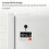 8801B Simple Version LED Display Clock Digital Timer Countdown Reminder (White) 4