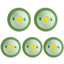 5PCS FY-S14 Floor Drain Deodorizer Sewer Silicone Cover Seal Toilet Insect-proof Hair Toilet Plug(Green)