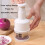 Press Kitchen Cutter Garlic Onion Pat Knife, Specification: Plating White 5