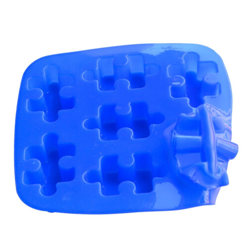 DIY Silicone Ice Grid Chocolate Puzzle Biscuit Tools 2