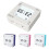 Vibrating DIY Timer Flip Alarm Time Management Timing Reminder(White Black Plane) 2
